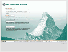 Tablet Screenshot of baronsfinancialservices.com